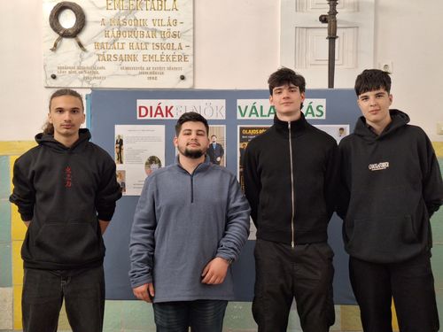 Iskolánkban lezajlott a DÖK elnök választás