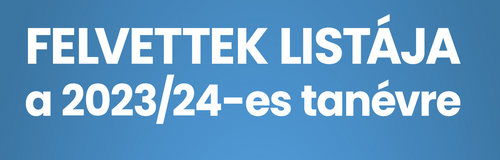 A Szegedi SZC Déri Miksa Műszaki Technikum felvételi jegyzéke a 2023-24-es tanévre