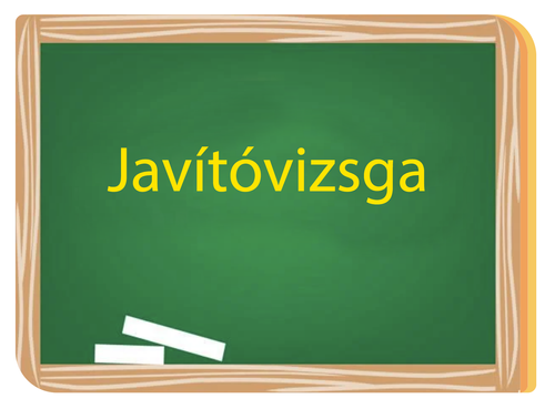 Augusztusi javítóvizsgák és osztályozó vizsgák
